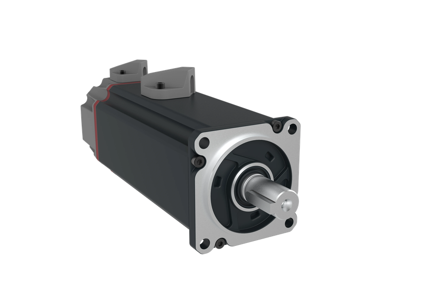 SM06 200 W 220 V AC Servo Motor — Artırımlı Enkoder (13 bit), Frenli — SM06-DIN13-020B1