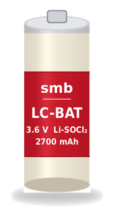 PLC Pil Modülü — Lityum 3,6 V, 2700 mAh