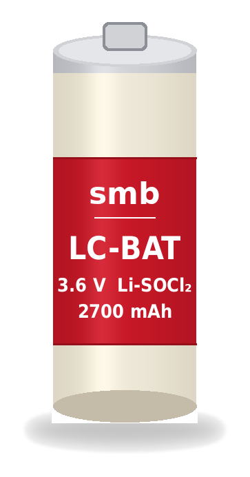 PLC Pil Modülü — Lityum 3,6 V, 2700 mAh — MAT-LC-BAT-00S1